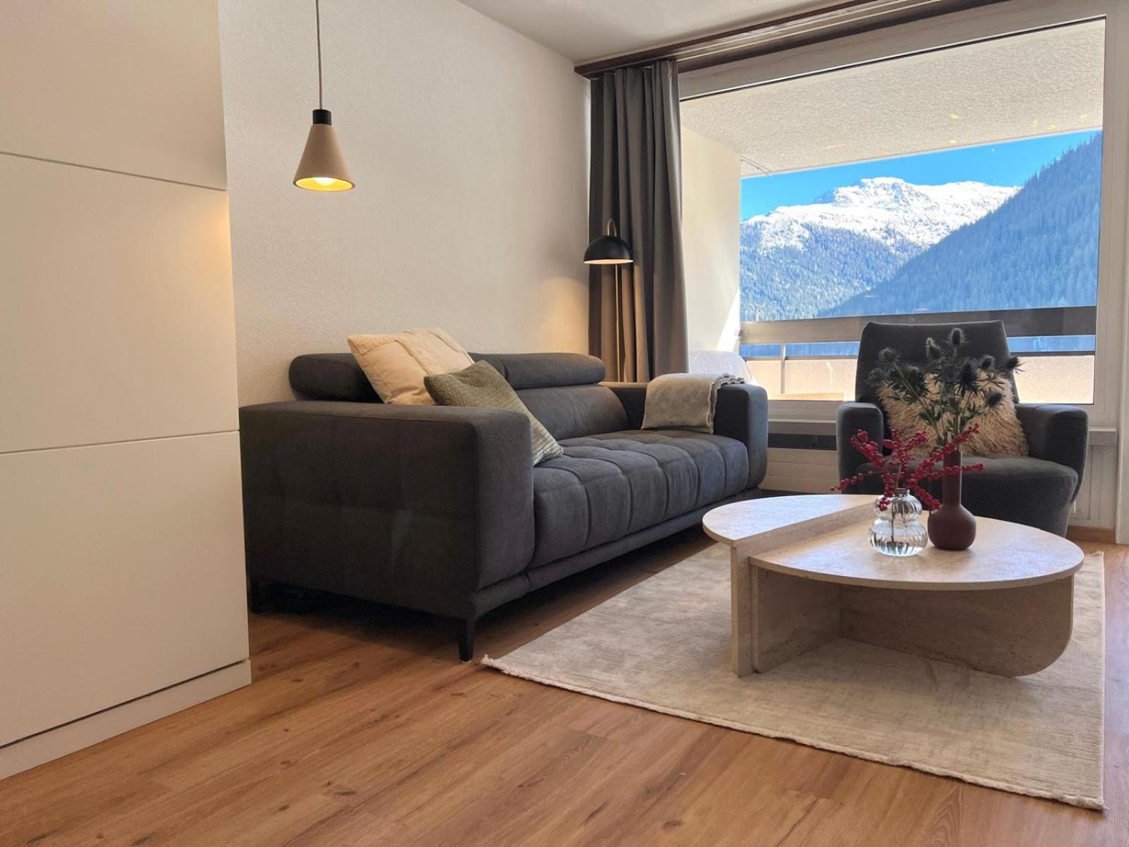 New Renovated Apartment In Center Of 达沃斯 外观 照片