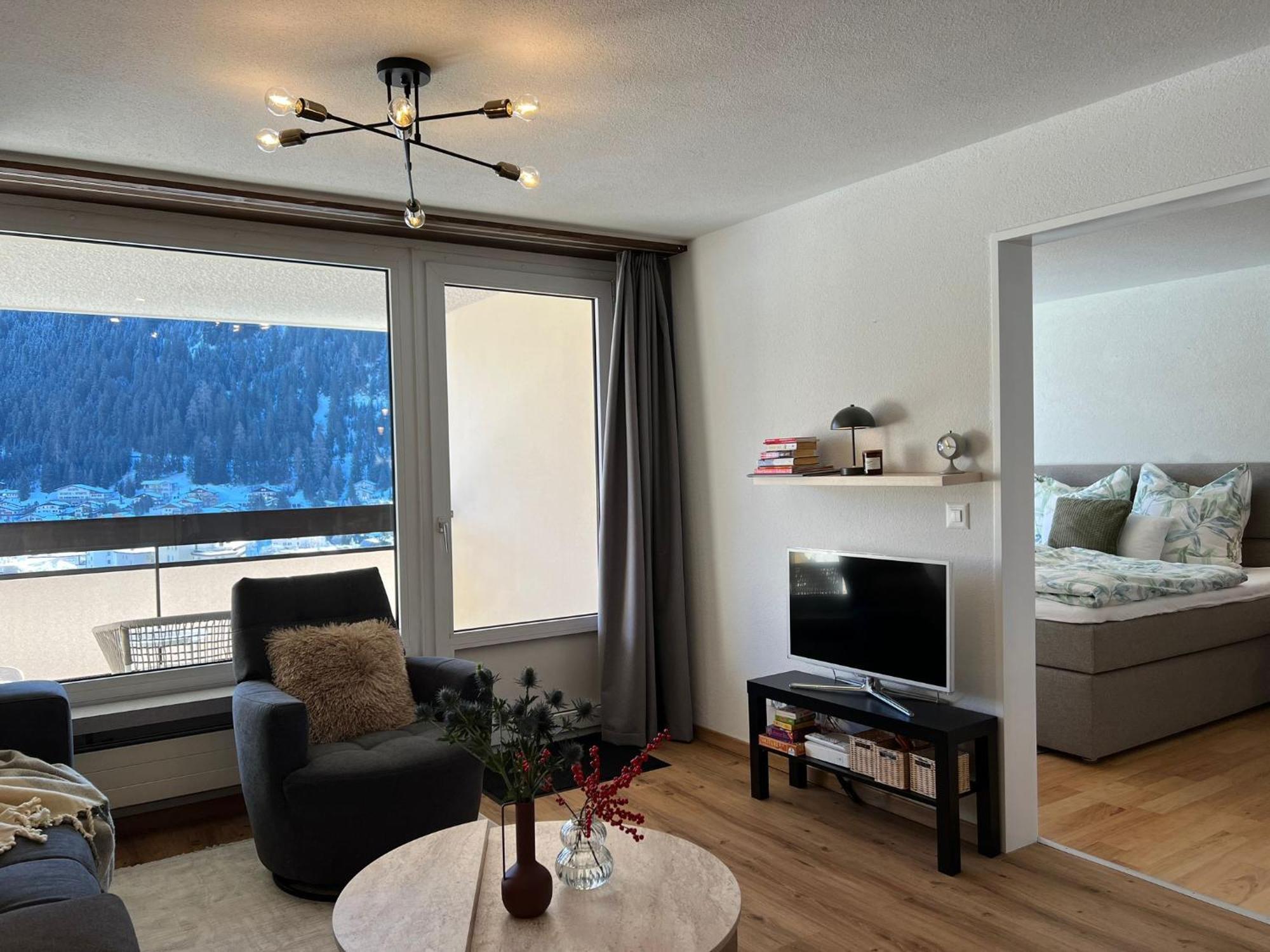New Renovated Apartment In Center Of 达沃斯 外观 照片